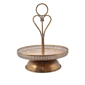 Opsats til dekorationer antik guld